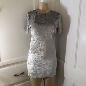 R. Vivimos grey mini dress